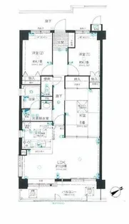 エンゼルハイム垂水【4階】の間取り
