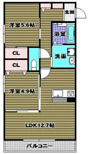 マノワール【2階】の間取り