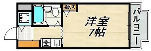 ジョイフル長田【3階】の間取り