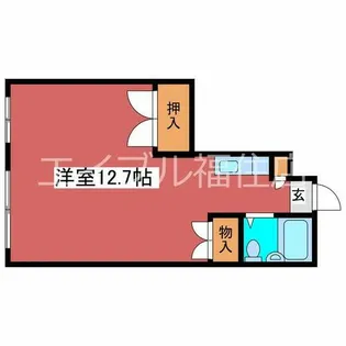 グランメール月寒【2階】の間取り