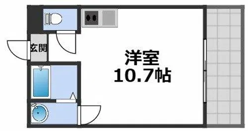 グローリア諏訪【5階】の間取り