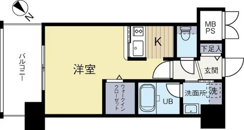 福岡県福岡市博多区対馬小路【マンション】の間取り
