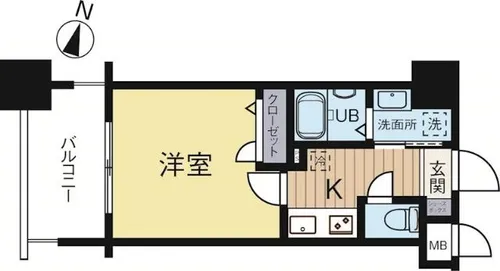 福岡県福岡市中央区平尾1丁目【マンション】の間取り