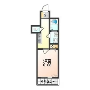 大阪府摂津市正雀本町1丁目【マンション】の間取り