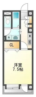 フリュウゲル21【509号室】の間取り
