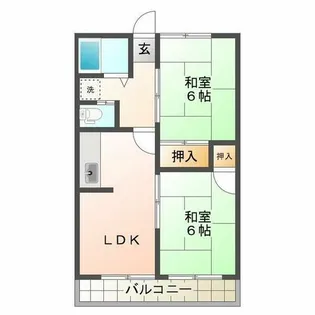 カーサ歌敷【2階】の間取り