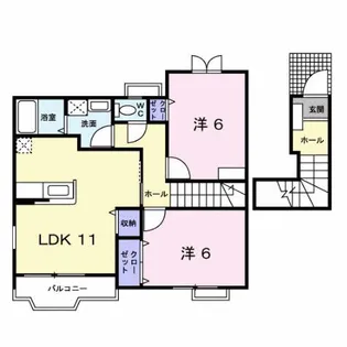 ソレ-ユ上曽根A【202号室】の間取り