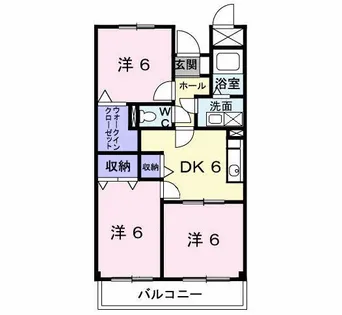 フィ-ルド・ワン【105号室】の間取り