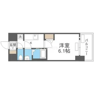 プレサンス野江内代ペルティエ【5階】の間取り