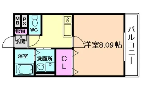 ミーツハウス池田【2階】の間取り