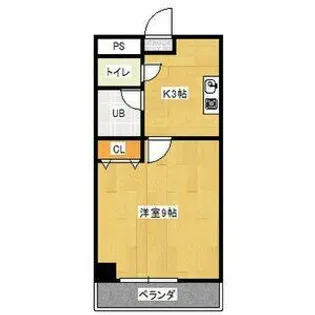 リブローネ南山【1C号室】の間取り