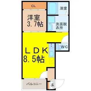 jolie maison2【3階】の間取り