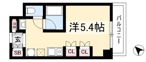 Ritzy本山【219号室】の間取り