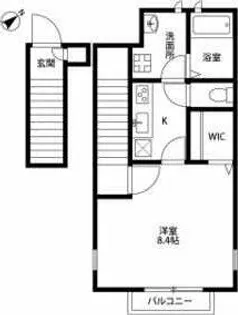 アスピリアボヌール【2階】の間取り
