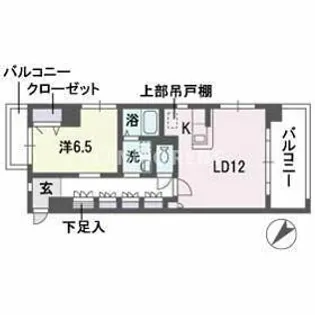 エンシェント山荘通り【2階】の間取り