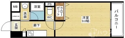 ラ・エスペランサ【3階】の間取り