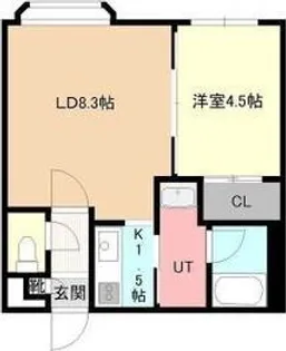 リリアンⅡ【1階】の間取り