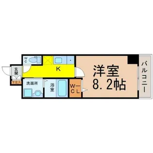 愛知県名古屋市瑞穂区瑞穂通1丁目【マンション】の間取り