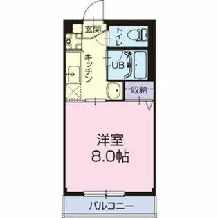 メゾン・ラポールR&K【201号室】の間取り