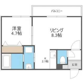 ル・ファールN32【2階】の間取り