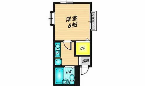 ハイツ笹【3階】の間取り
