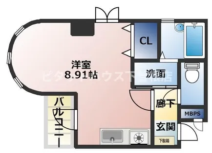 アグリード下曽根Ⅱ【301号室】の間取り
