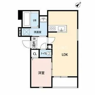 兵庫県尼崎市東園田町5丁目【マンション】の間取り