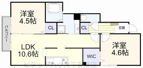 ソレイユハイム上吉田【B101号室】の間取り