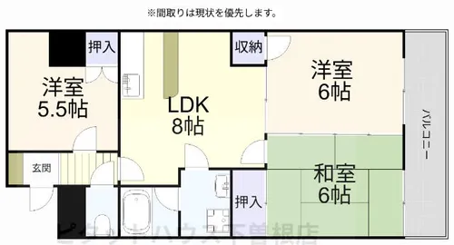 エムズコート沼本町【310号室】の間取り