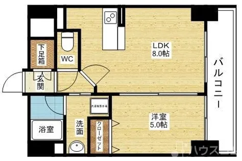 CITY SPIRE十三東【9階】の間取り