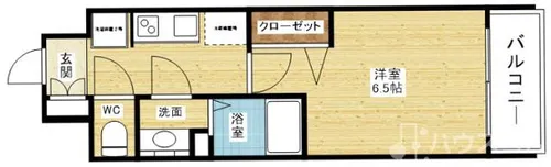 スワンズシティ新大阪ヴィーヴォ【7階】の間取り