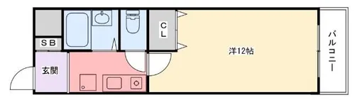 インタービレッジ別所(旧CALMO姫路東)【5階】の間取り