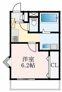 大阪府大阪狭山市茱萸木3丁目【アパート】の間取り