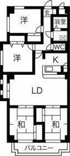 愛知県名古屋市昭和区広瀬町3丁目【マンション】の間取り