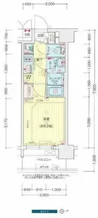 プレサンス鶴舞パーク&ステーション【10階】の間取り