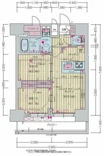 プレサンス上前津ディアシス【15階】の間取り