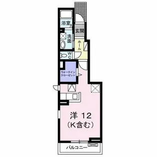 フェリスⅠ【1階】の間取り
