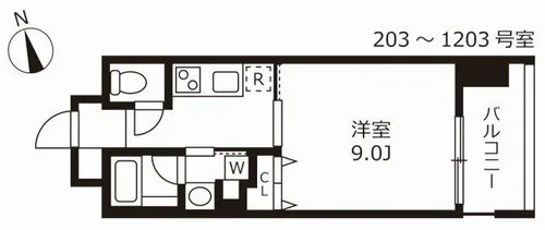 花の木ライズ【7階】の間取り