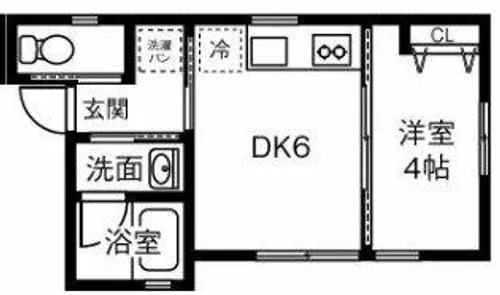 愛知県名古屋市千種区本山町2丁目【アパート】の間取り