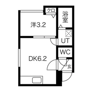フラットJ澄川【2階】の間取り