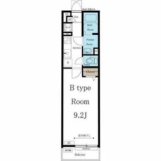 リブリ・大杉【3階】の間取り