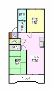 シャトー芝【2階】の間取り