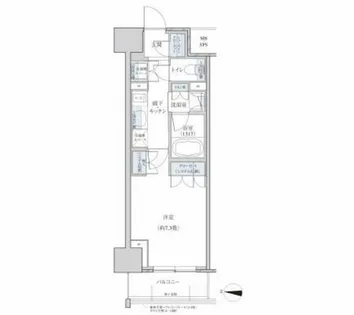 パークアクシス名駅南グランデ【7階】の間取り