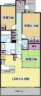 パークホームズ御器所【8階】の間取り