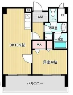 エクセル靭【202号室】の間取り
