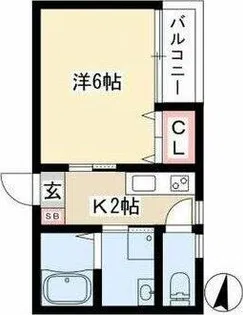シンフォニア八田【3階】の間取り