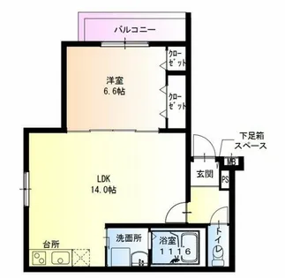フジパレスJR尼崎【3階】の間取り