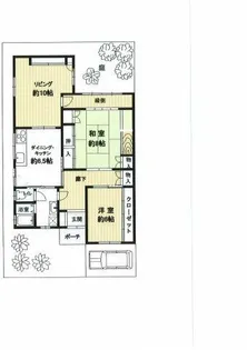 大阪府豊中市緑丘4丁目【一戸建】の間取り