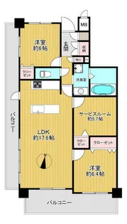 ラヴィエール・堀田ステーション【901号室】の間取り