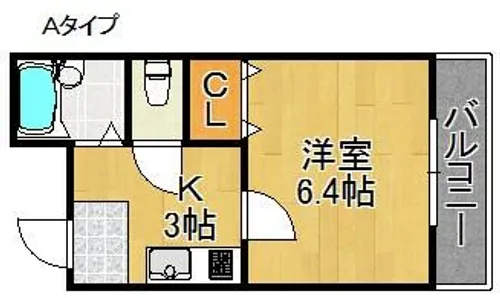 サンパレス藤【2階】の間取り